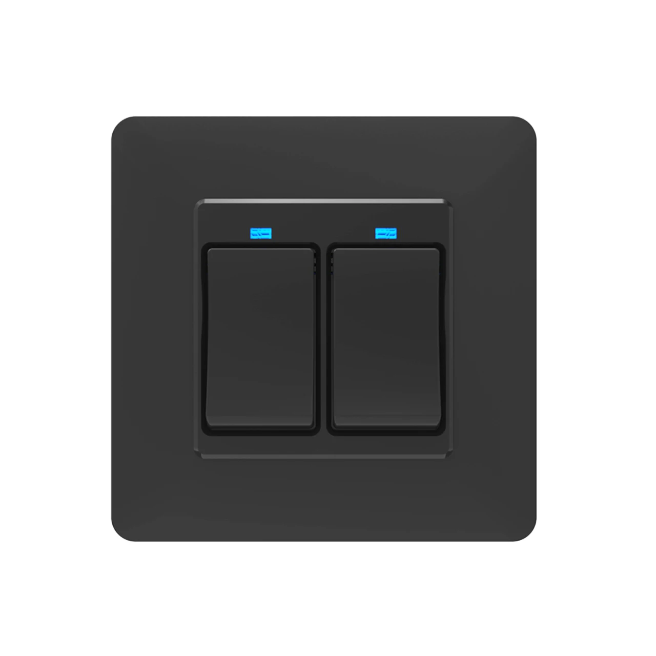 2 Gang Black Switch WiFi DE Smart кнопочный переключатель, 3 комплекта, съемный и съемный, приложение Smart Life Tuya, пульт дистанционного управления, работает с Alexa Google Home - Цвет: 2 Gang Black Switch