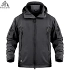 Мужская армейская куртка из софтшелла, военная тактическая куртка, зимнее водонепроницаемое пальто, ветровка, одежда для охоты, верхняя одежда с несколькими карманами