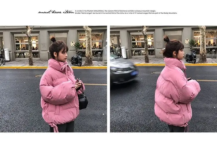 Neploe/осенне-зимняя Корейская парка, Женская однотонная куртка на молнии со стоячим воротником и шнуровкой, сохраняющая тепло, корейские зимние парки, пальто 55003
