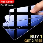 3 шт полное покрытие закаленное стекло для iPhone 11 Pro Max iPhone X XR XS Max защита экрана прозрачная защитная стеклянная пленка