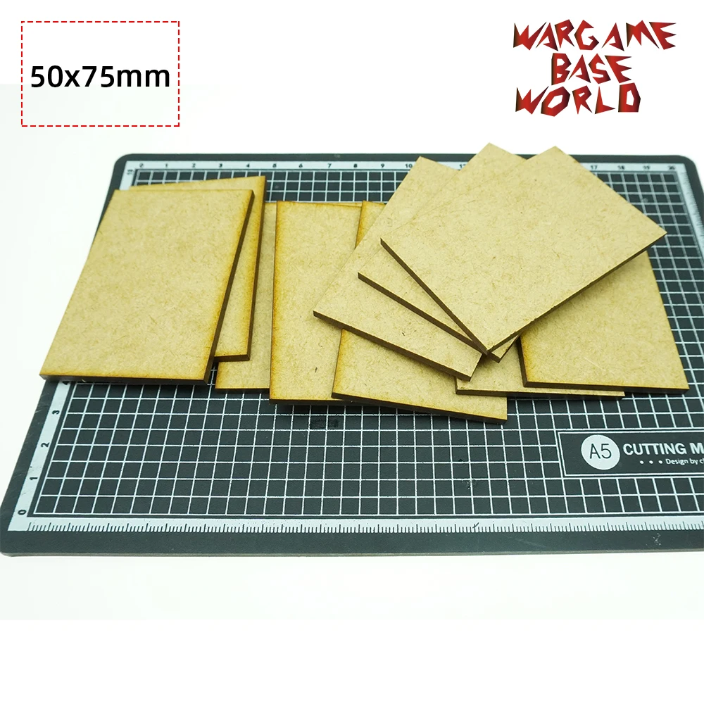 Основа из MDF прямоугольная лазерная резка по дереву 75x50 мм|Наборы для сборки