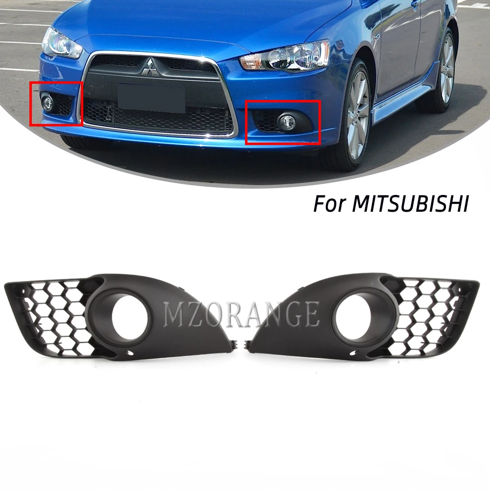 

1 Pair Fog Light Cover Grill Bezel for Mitsubishi Lancer ex Lancer Sportback Ralliart Sedan SPORTLIMOUSINE Fog Lamp Cover Grille