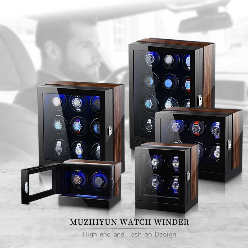 Автоматические роскошные часы Winder Box Аксессуары Часы Дисплей механические вращающиеся часы Uhrenbeweger для мужчин часы