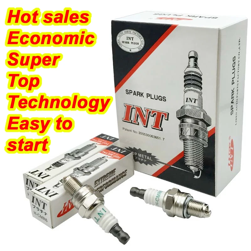 2 шт./лот INT Свеча зажигания H-CMR6 для 0242035500 USR7AC CANDEL TR15C 965 31916-Z0H-003 CMR6H BUJIA 3365 CMR7H CMR5H TR14C RZ7C GX35