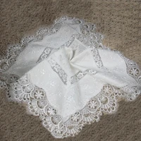 home textiles off white elegant lace tablecloths peacock jacquard wedding table linen cloth covers decoration towels
