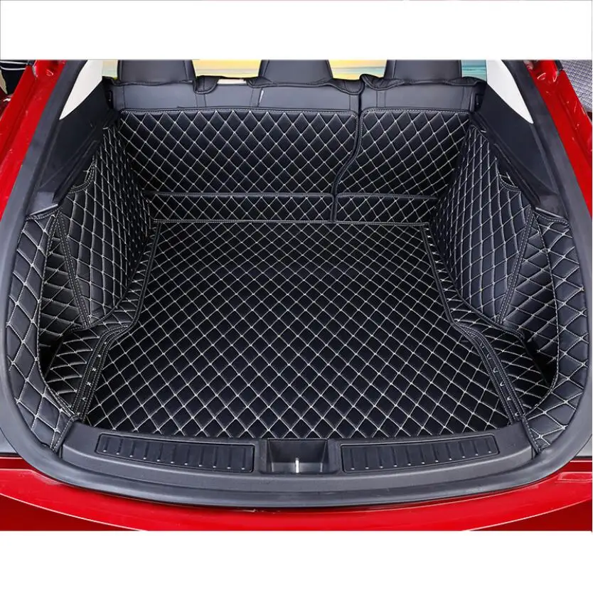 for Tesla Model S leather car trunk mat cargo liner accessories luggage 2012 2013 2014 2015 2016 2017 2018 2019 2020