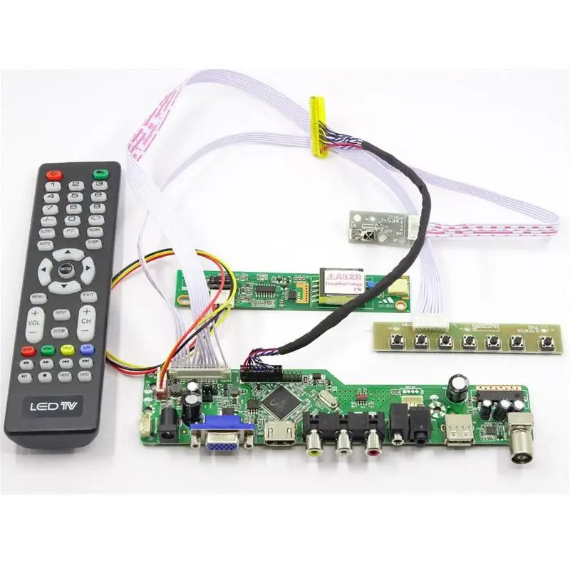ЖК-/светодиодный драйвер контроллера Latumab для B154EW02 TV + HDMI VGA CVBS USB 15 6-дюймовый