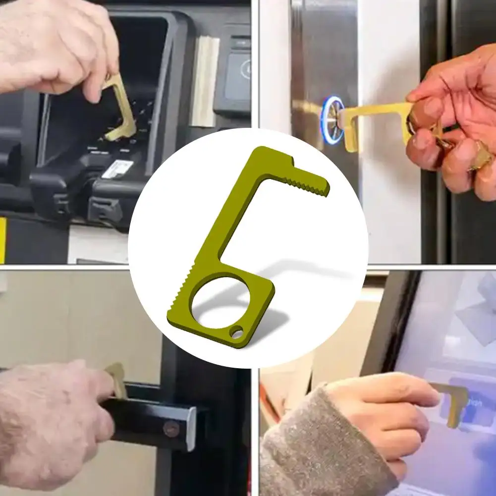 Портативный гигиенический ручной EDC открывалка для дверей Бесконтактный