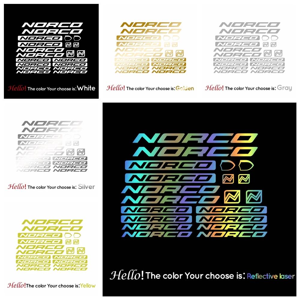 

NORCO Bikes Decals, Stickers, Mtb. Cycling, Bmx, Car, Van,Bicycle Vinyl Sticker