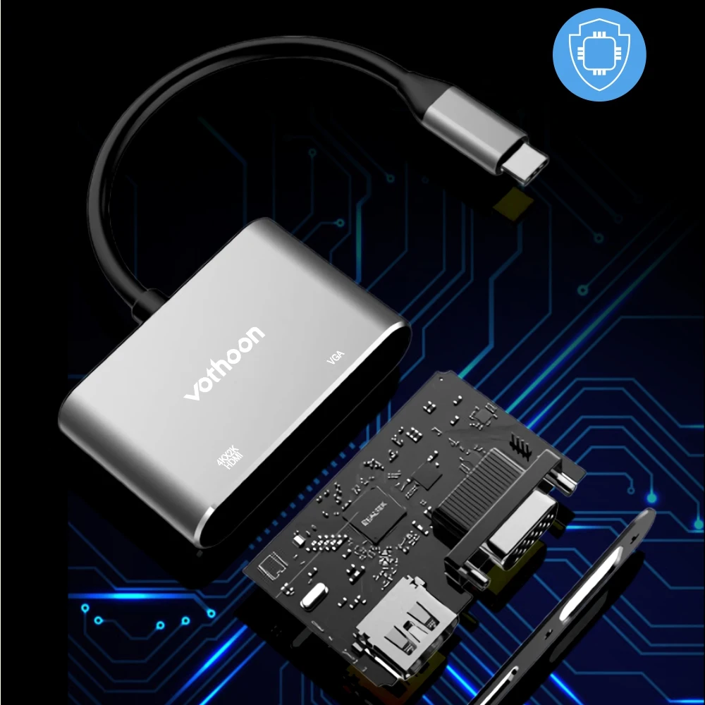 Вотон usb type C концентратор к USB 3,0 HDMI USB концентратор для MacBook Pro Air huawei P30 Samsungs S10 S9 3 порта VGA type C концентратор