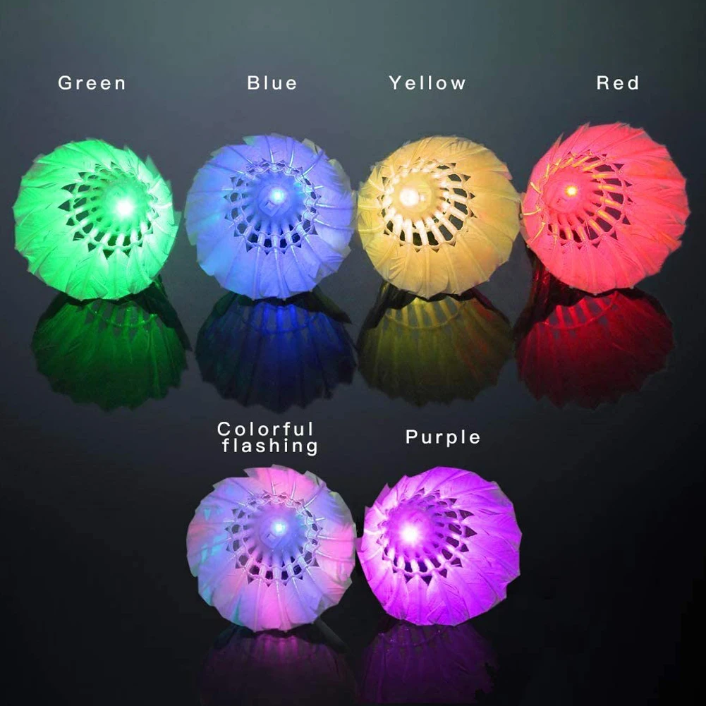 Для игры в бадминтон светильник ing для Темная ночь Красочный Светодиодный