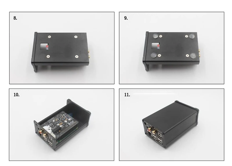 DIY комплект алюминиевый корпус для ES9038 AK4493 TDA1305T DAC Raspberry pi Raspberry Pi DAC
