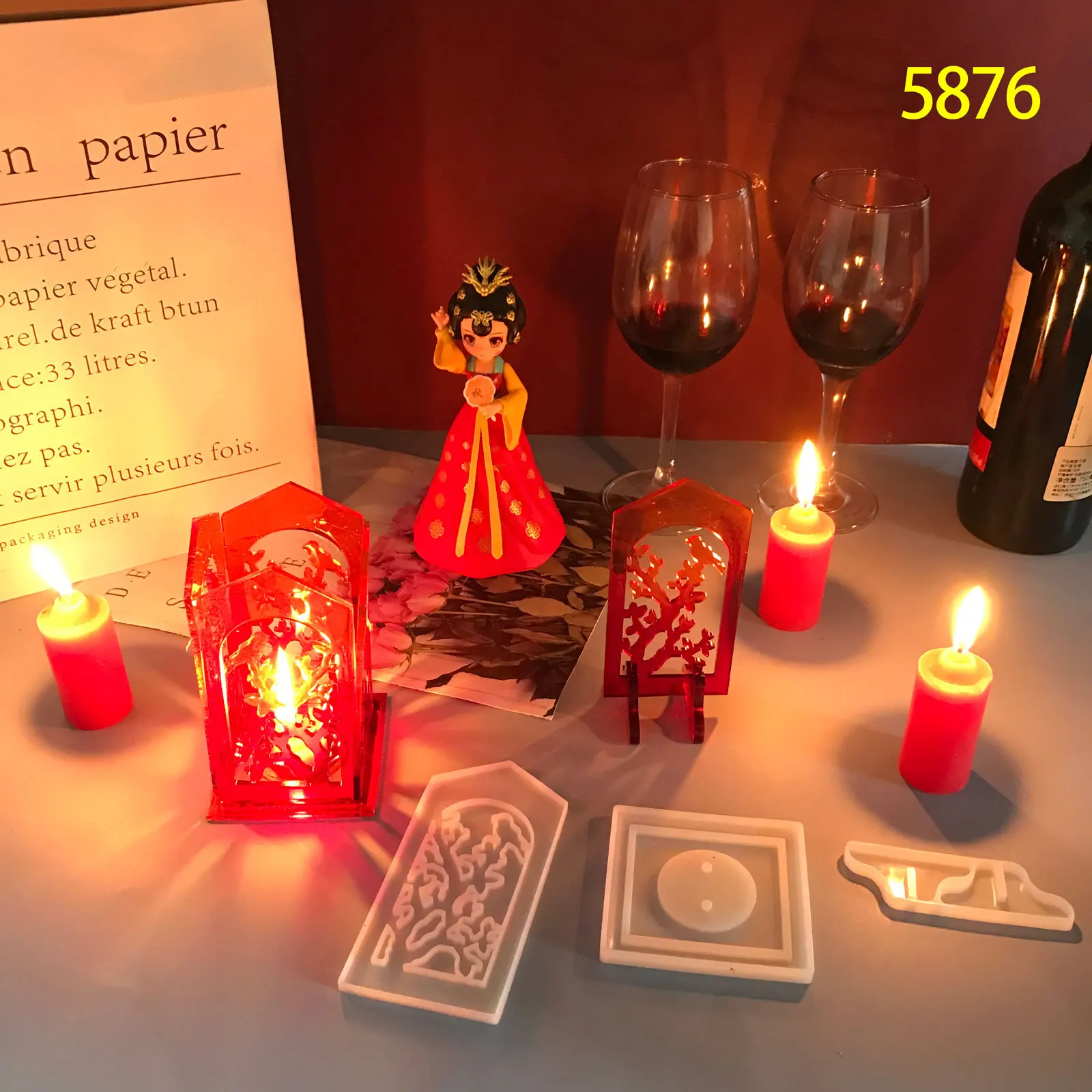 

3 шт./набор, силиконовая форма для украшения дома