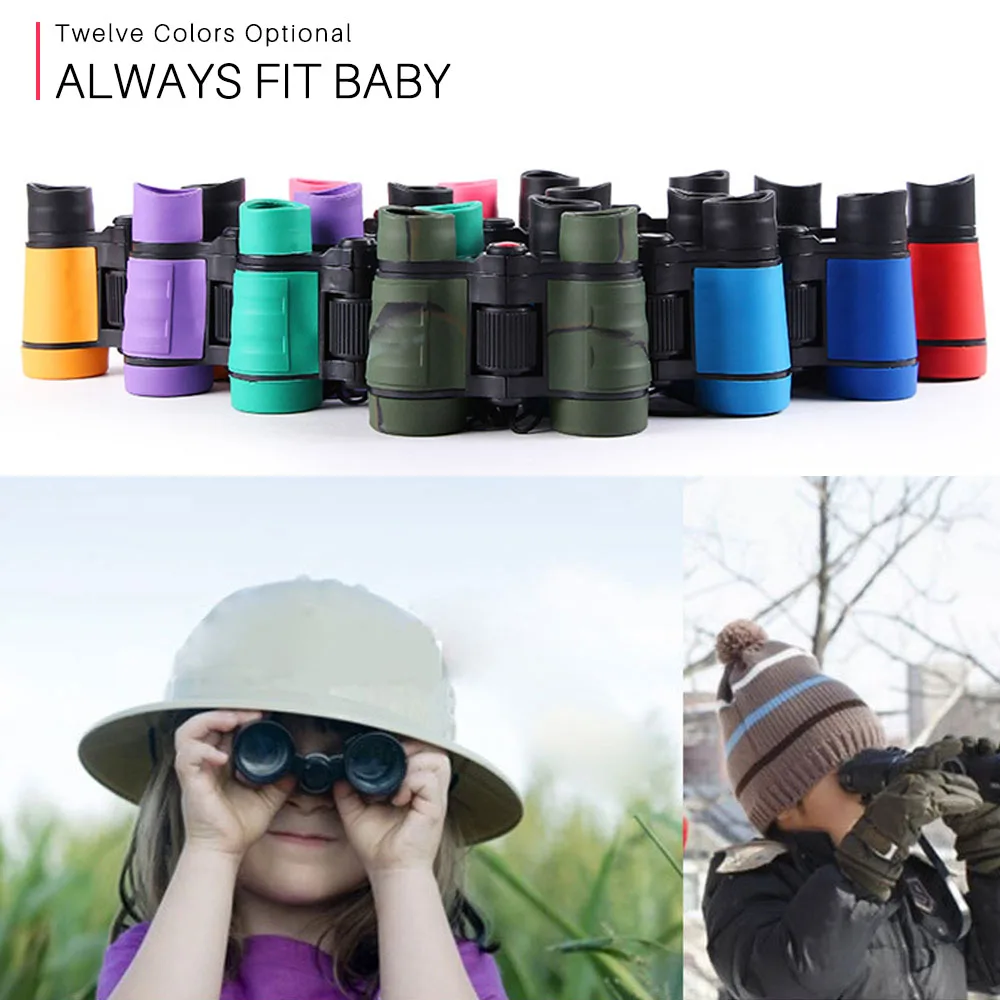

12 видов цветов 4*30 Бинокль Портативный дети телескоп с резиновой ручкой 12 видов цветов на выбор для развлечения, подарок на день рождения