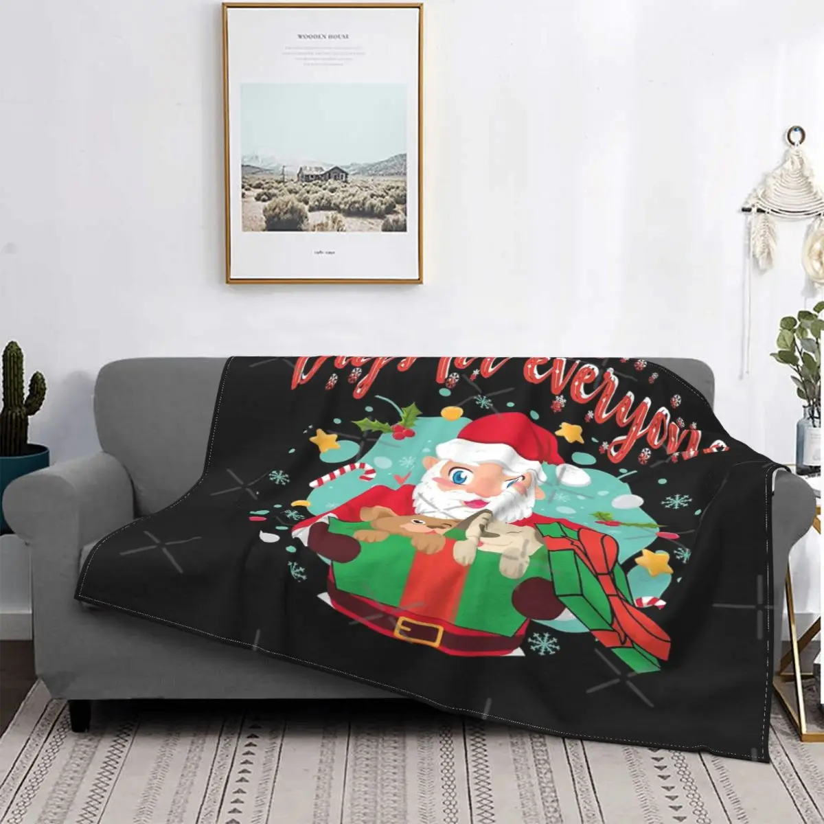 

Manta de perros para todos, manta divertida de Navidad, para cama colcha, alfombra a cuadros, manta para bebé, Sudadera con capu