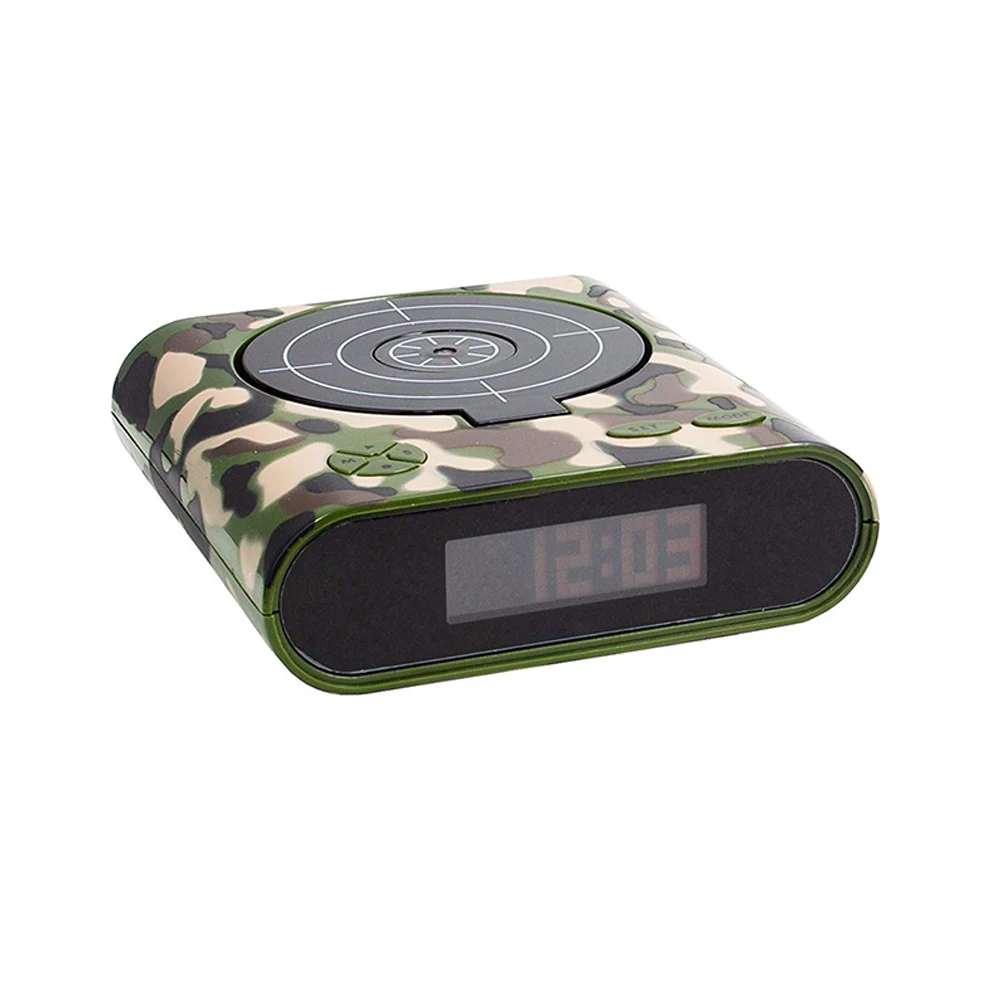 1Set Gun Alarm Clock / Shoot Oɼlock Lock Load Target Office Gadgets | Дом и сад