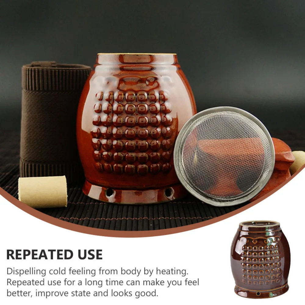 

Portable Moxibustion Scraping Can Moxa Box Moxibustion Burning Cup