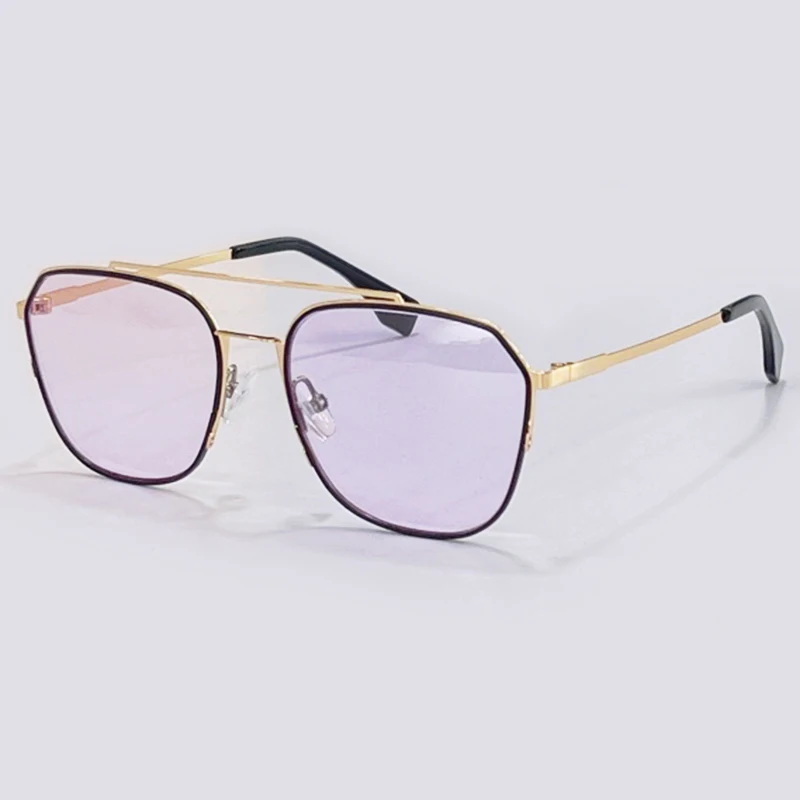 

2021 Large Frame Square Sunglasses Women Brand Ligth Color Sun Glasses Male Female Feminino Retro UV400 Lentes De Sol Mujer