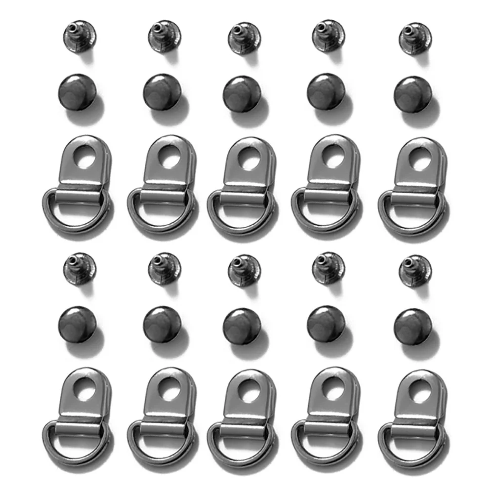 Пряжка с D-образным кольцом 10 комплектов металлические декоративные аксессуары