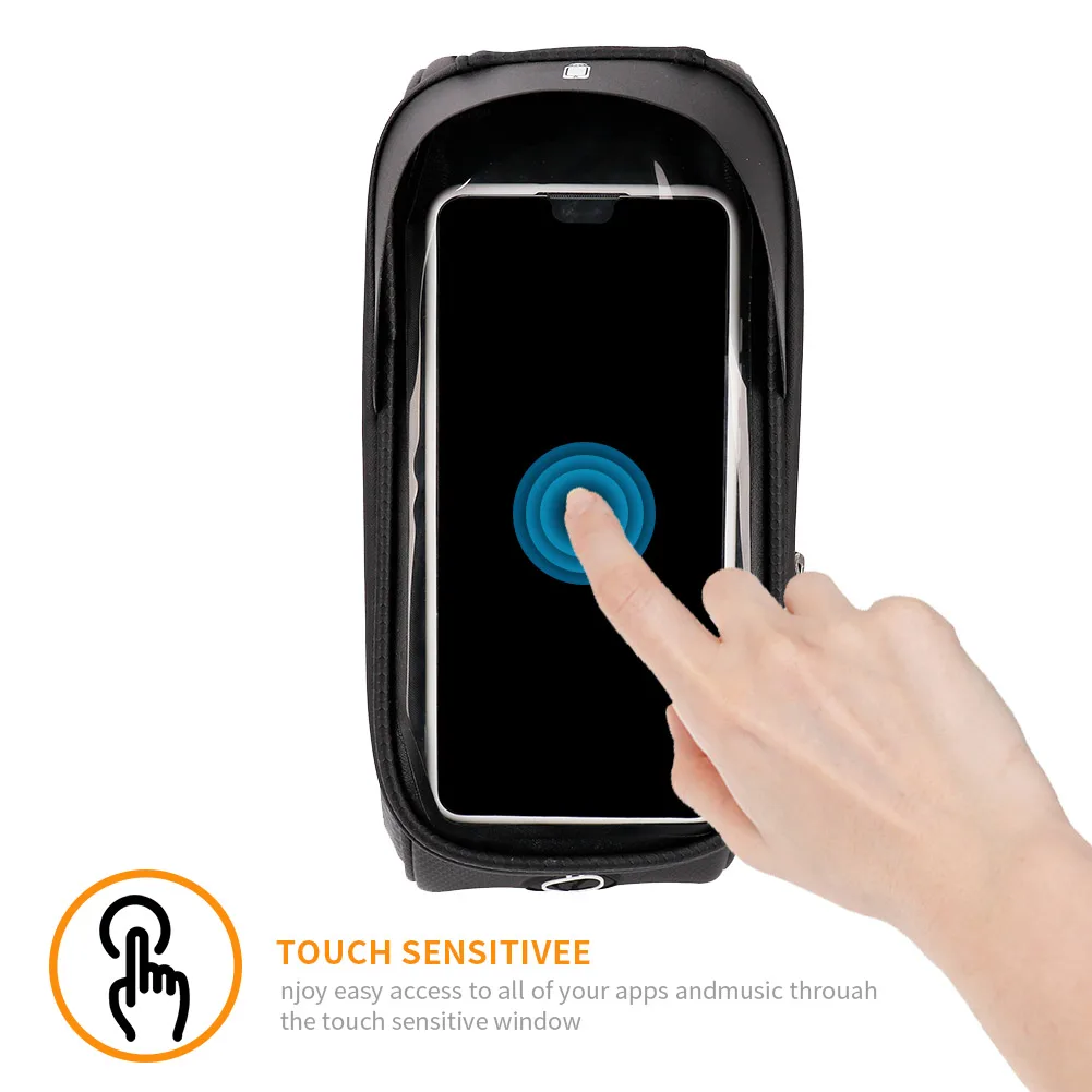 Регенерированный водонепроницаемый чехол для сумки верхняя труба велосипедные