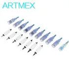 Artmex игольчатый картридж для тату МТС терапия система для Artmex V11 V8 V6 V7 V3 V9 PMU полуперманентный макияж машина