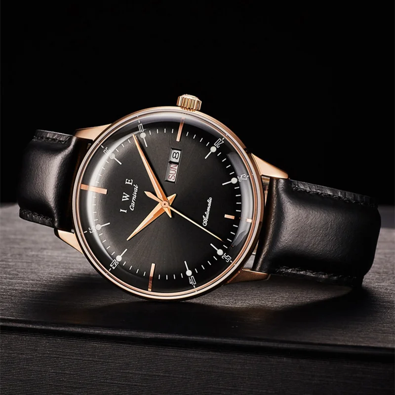 Часы MIYOTA мужские механические брендовые роскошные водонепроницаемые