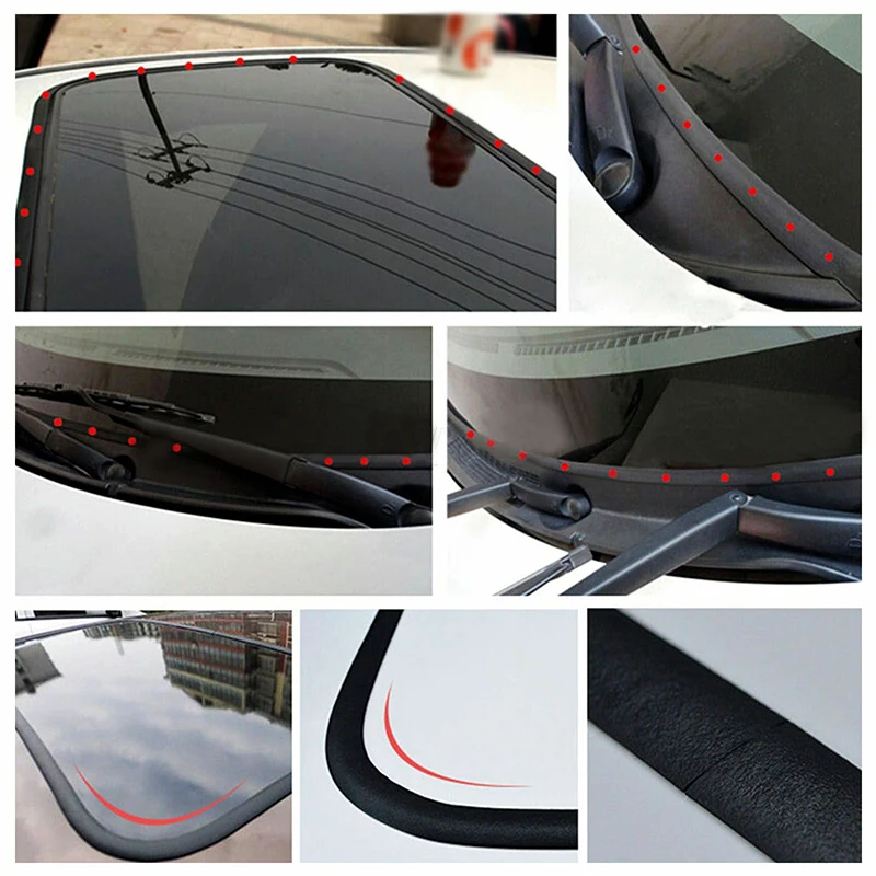 

Shock absorption Car Sealing Strip Waterproof Double-sided tape Dustproof Protective 3 Meter