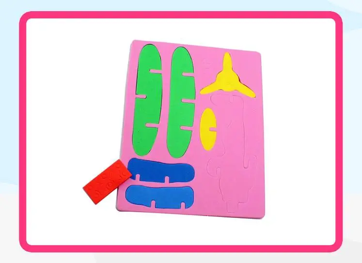 Детская сборка самолета ручной работы и искусственная сумка из ЭВА для детского