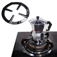 durable steel moka pot coffee maker support shelf simmer ring for gas stove