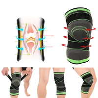 knee joint pain weigifting support compression sleeve pad with adjustable strapping for pain relief arthritis injury running