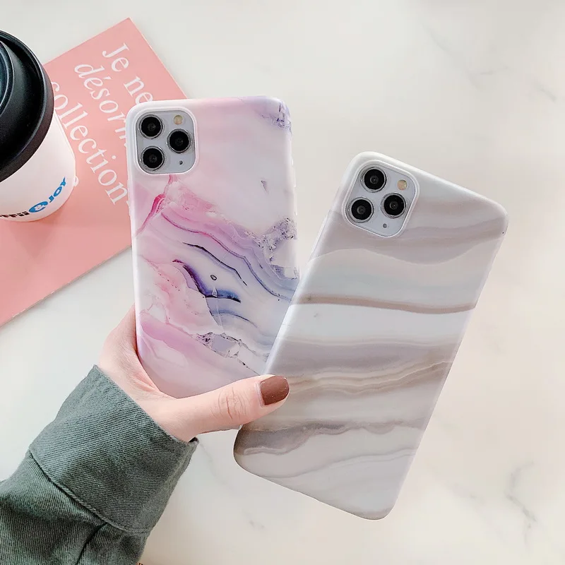 Чехол для телефона iPhone 11 Pro XR X XS Max 10 7 8 6 6s Plus матовый Мягкий силиконовый чехол из