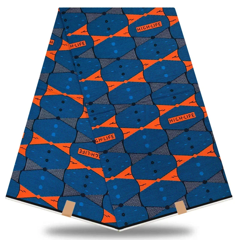 Африканский воск ткани в африканском стиле Анкара принт Мягкая Ткань 6 ярдов