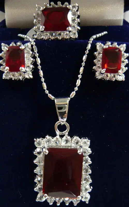 

9 цветов-тонкие розовые/красные/фиолетовые/синие 18KGP в коробке циркониевые серьги подвеска кольцо на выбор