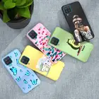 Для Samsung Galaxy A12 Чехол 12 милый мягкий Силиконовый ТПУ бампер 6,5 '', чехол для задней крышки для Samsung A12 A125F матовый чехол для телефона с рисунком