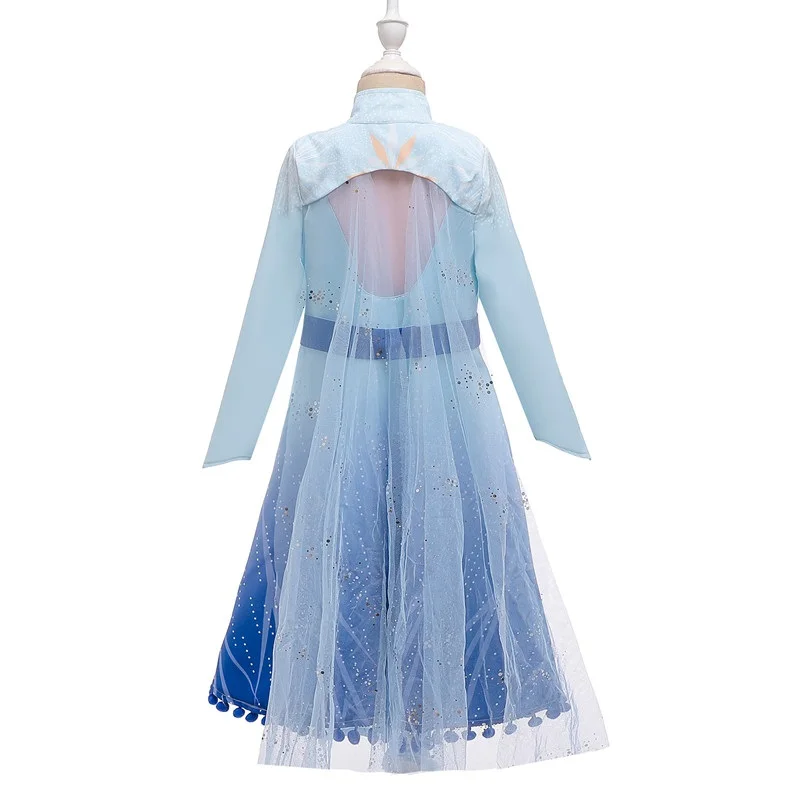Vestidos infants платья для девочек детские костюмы на Год рождественское платье для вечеринок милые платья в стиле принцессы Эльзы Анны маскарадный костюм