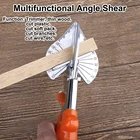 Ножницы для шланга, разрезание под несколькими углами, проволока для облицовки под углом, 1 шт., принадлежности, аксессуары, резак для каналов, многофункциональные ножницы под несколькими углами