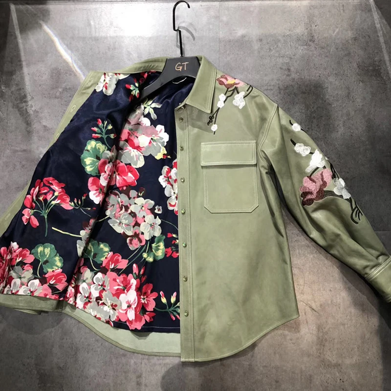 jacket oversize real sheepskin Leather coat 2020 winter autumn coats and jackets women