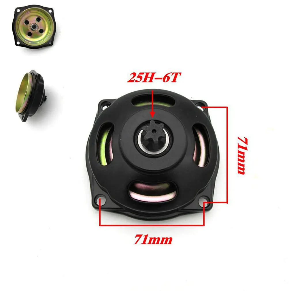 

40-6 25 H 6 T Tooth Clutch Drum Gearbox 47cc 49cc 2 Stroke Engine Atv Quad Go Kart Dirt Pocket Mini Bike Motocross Motorcycle