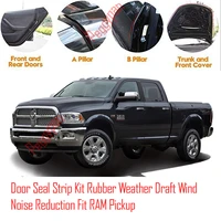 door seal strip kit self adhesive window engine cover soundproof rubber weather draft wind noise reduction fit for ram pickup