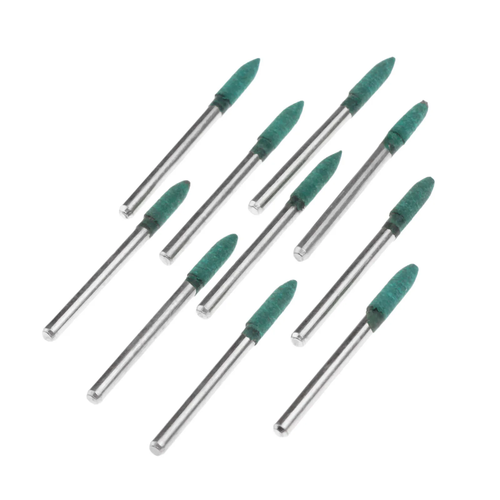 

10 шт. 4 мм резиновая Шлифовальная головка форма для резиновой металлической поверхности Полировочный диск для вращающегося инструмента Dremel...