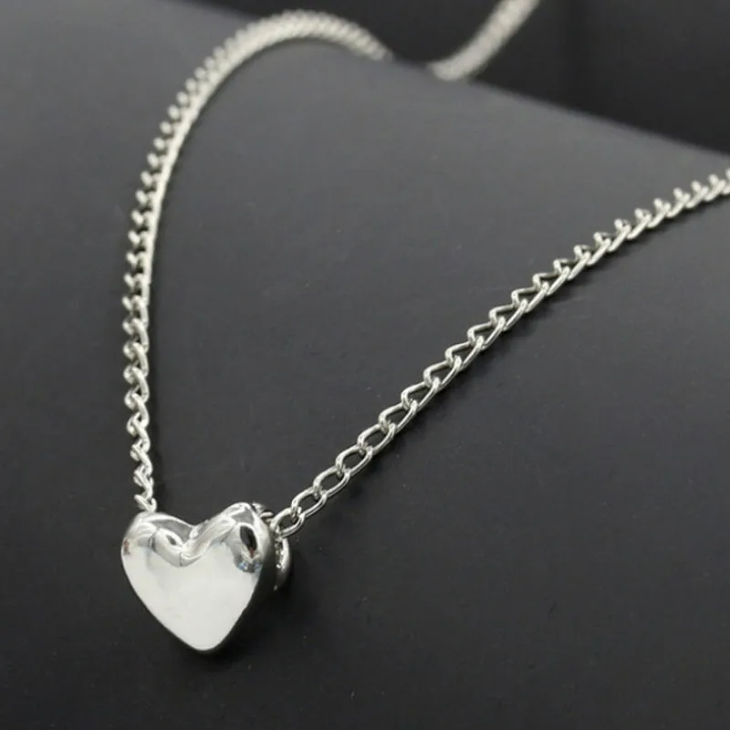 Temperament Little Peach Heart Necklace Clavicle Chain for Women New Fashion Jewelry Accessories 2021 | Украшения и аксессуары