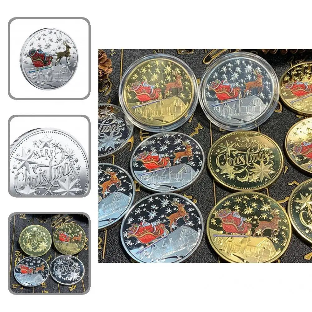 

Удобный износостойкий Рождественский элемент с узором монета подарок для дома