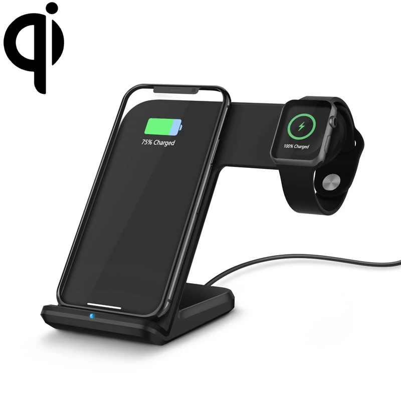 3 в 1 Airpower Быстрая Зарядка Qi Беспроводной Зарядное устройство Держатель для Apple Watch