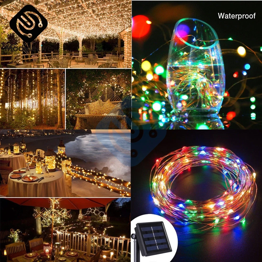 Светодиодный светильник Interni на солнечной энергии 33 фута 100 светодиодный 10 М