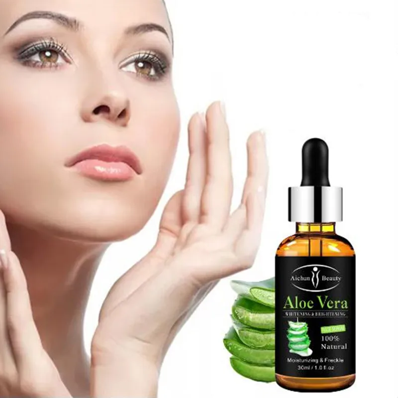 

Aloe Shrink Pores Serum Pore Tightens Refining Moisturizing Essence Whitening Anti-aging Oil Control Facial Essence Skin Care