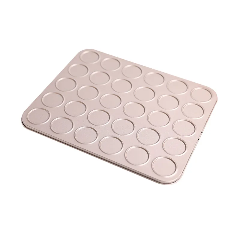 

30 Cavity Mini Muffin Pancakes Biscuit Cake Steel Cooking Bakeware Tray Mould Home Kitchen Maker DIY Cake Mold Decorating Tools