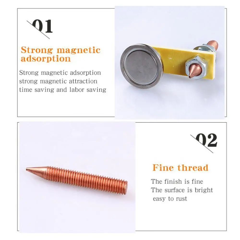 Магнитный сварочный зажим маленький магнитный Заземляющий