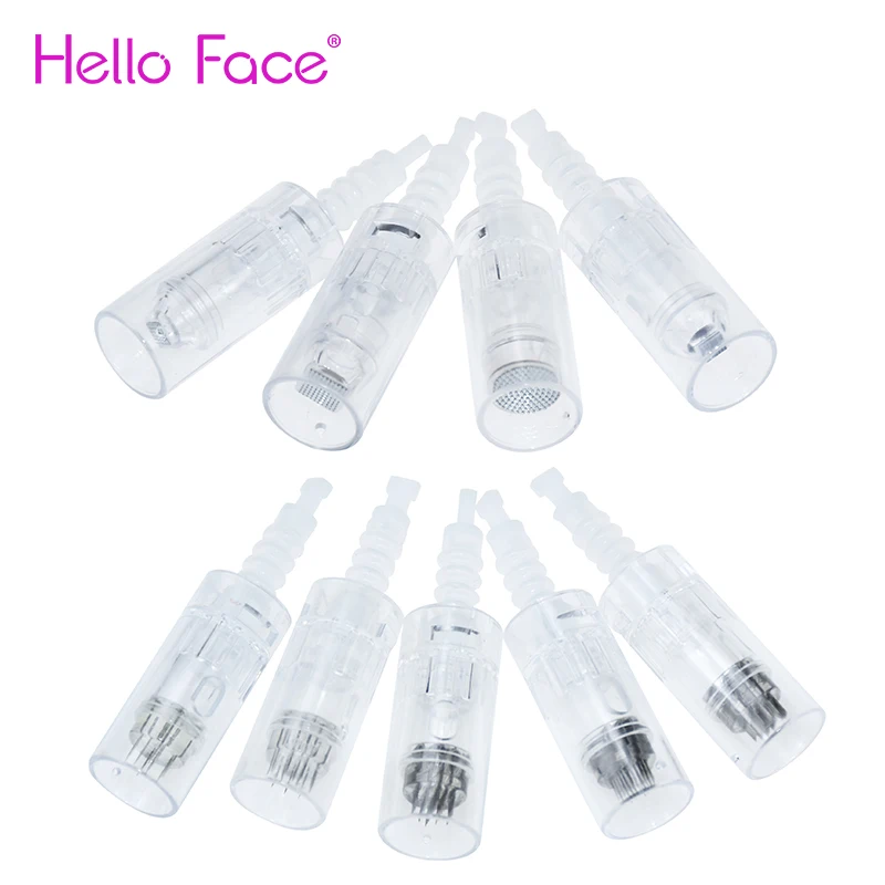 Derma Needle Cartridge Bayonet 9 12 24 36 42 Pin Nano Micro Needling Fits on Dr Pen Ultima M5 M7 N2 MYM | Красота и здоровье