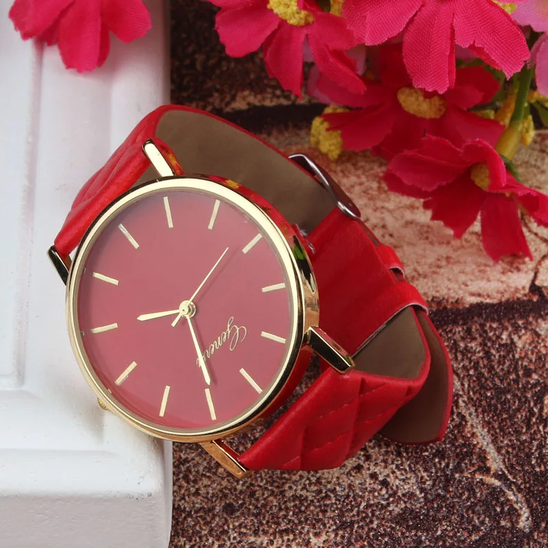 

Geneva Watch Fashion Women Dress Watches Casual Ladies Watches Quartz Wristwatches Womens Watches Zegarek Damski dames horloges