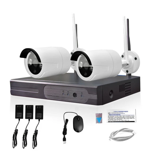 2CH NVR Kit IMPORX 4CH Беспроводная система видеонаблюдения NVR Wifi камера комплект видеонаблюдения умный дом безопасности ip-камера Набор для улицы и дома - Цвет: 2CH NVR Kit